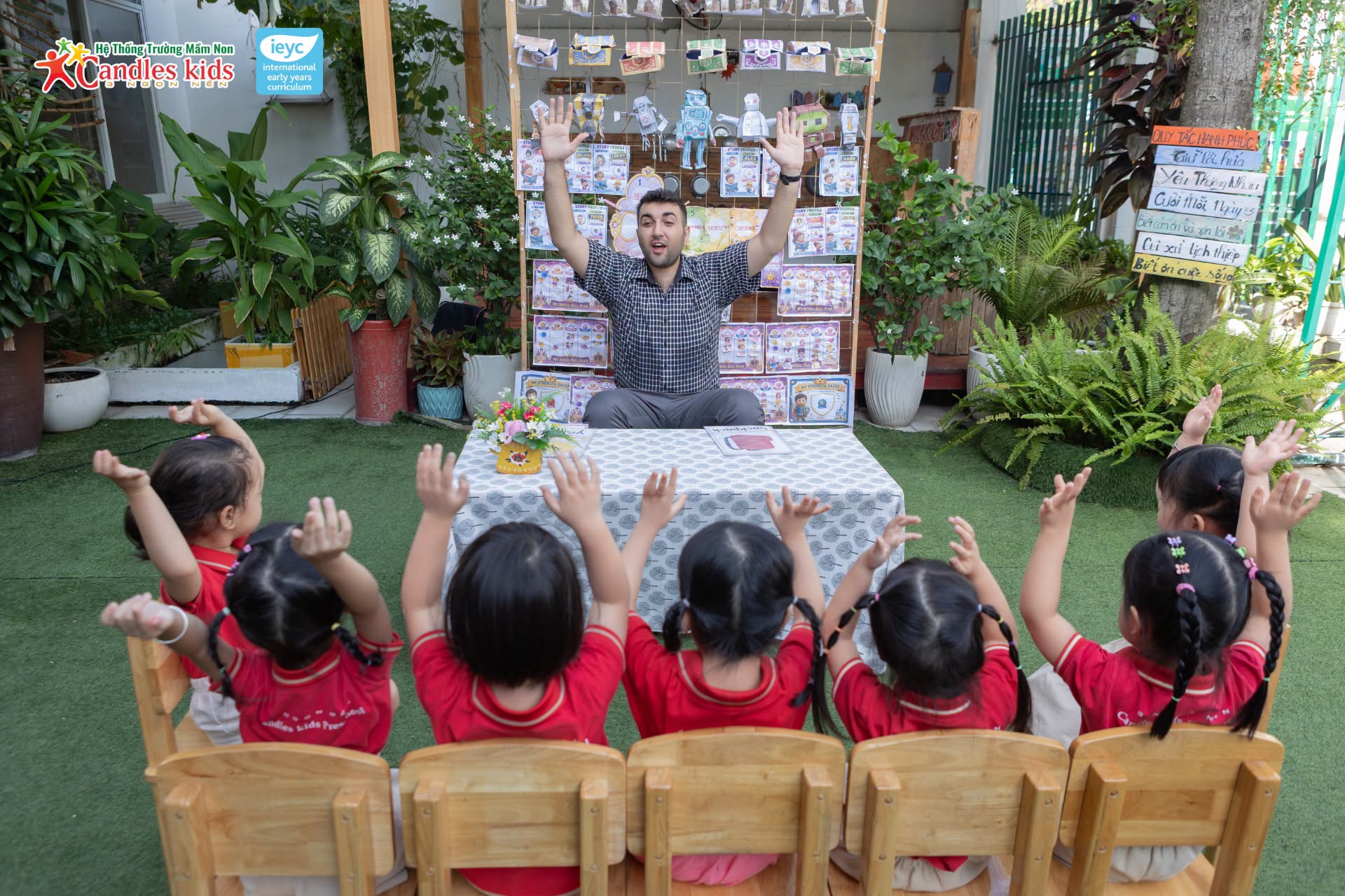 Tự Tin Phản Xạ Tiếng Anh Sau 3 Tháng Tại Mầm Non Song Ngữ Candles Kids